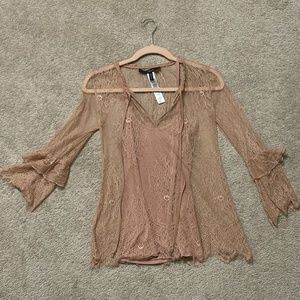 White House Black Market Tank & Sweater